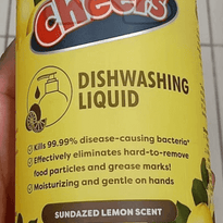 Cheers Dishwashing Liquid Sundazed Lemon Scent (2 X 500 Ml) Household Supplies