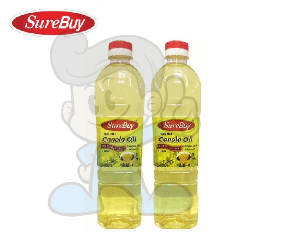 SureBuy 100% Pure Canola Oil (2 x 1L)