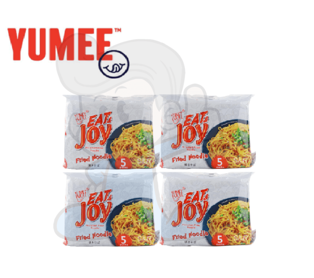 Yumee Eat & Joy Chicken Fried Noodle 5 packs (350g), Set of 4