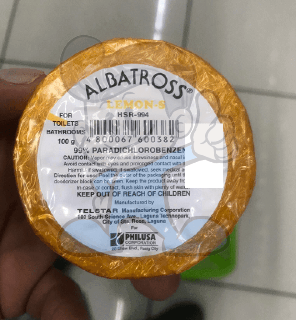 Albatross Deodorizer Lemon (4 X 100G) Household Supplies