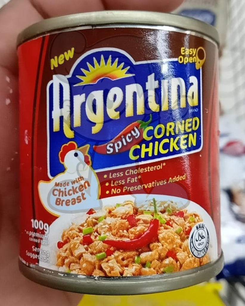 Argentina Spicy Corned Chicken (8 X 100 G) Groceries