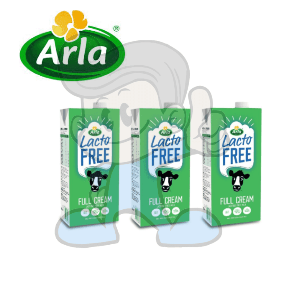 Arla Milk Goodness Lactose Free (3 X 1L) Groceries