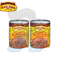Old El Paso Spicy Fat Free Refried Beans (2 x 453 g)