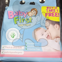 Baby First Thick And Ultra Soft Wipes (4 X 80S) Mother &
