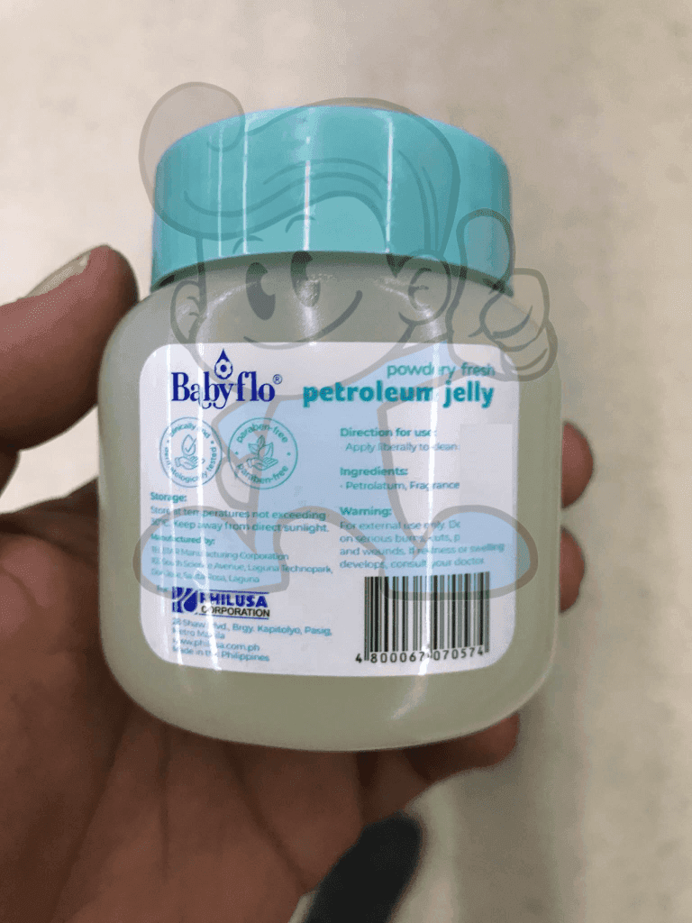Babyflo Petroleum Jelly Powdery Scent (2 X 100G) Mother & Baby