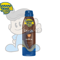 Banana Boat Tanning Dry Oil Clear Sunscreen Spray Spf 8 With Coconut 170G Beauty