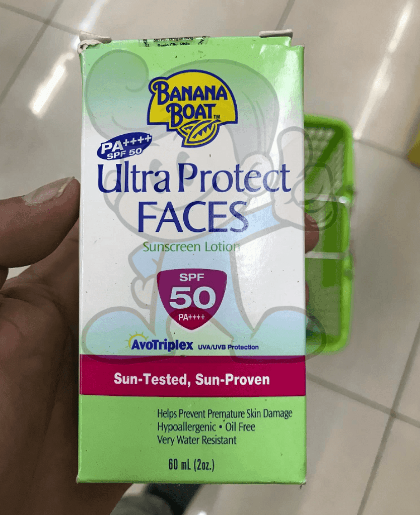 Banana Boat Ultra Protect Faces Spf50 Sunscreen Lotion 60Ml Beauty
