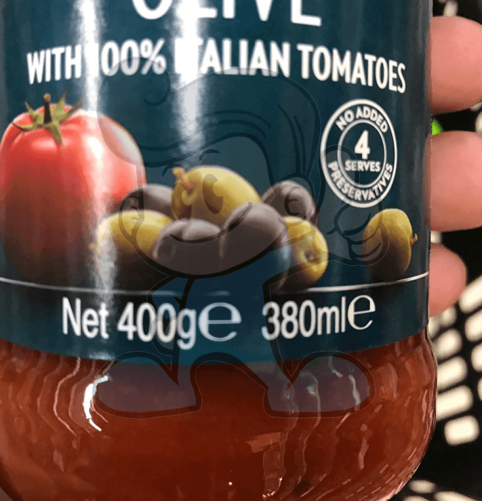 Barilla Olive Sauce With 100% Italian Tomatoes (2 X 400G) Groceries