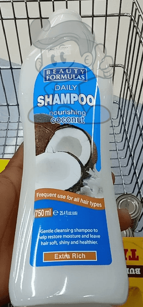 Beauty Formulas Daily Shampoo Nourishing Coconut Extra Rich (2 X 750 Ml)