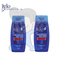 Belo Men Concentrated Body Wash Energizing (2 X 200Ml) Beauty