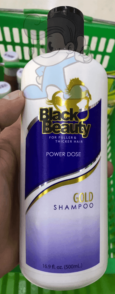 Black Beauty Power Dose Gold Shampoo 500Ml