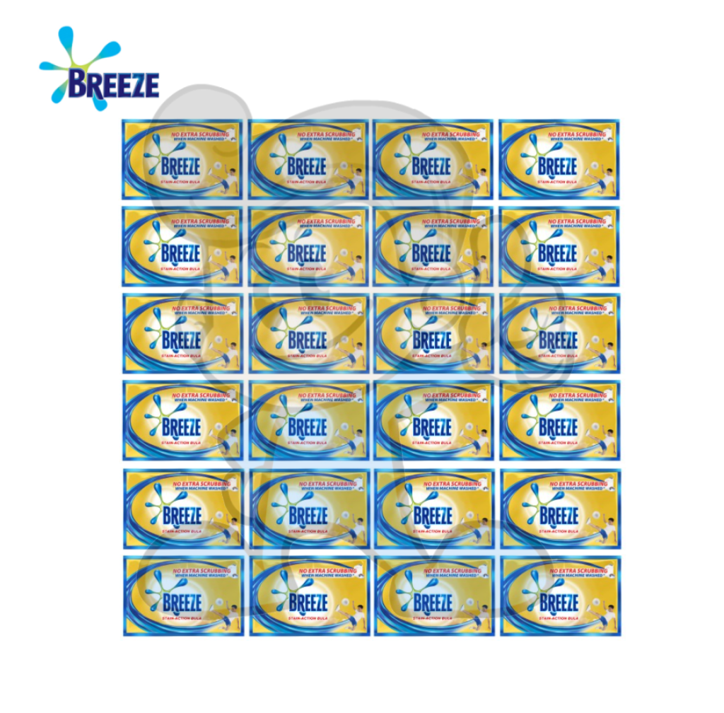 Breeze Liquid Detergent Stain Action Bula (24 X 70Ml) Household Supplies