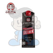 Califia Farms Cold Brew Coffee Black Unsweetened Concentrated 32 Oz Groceries