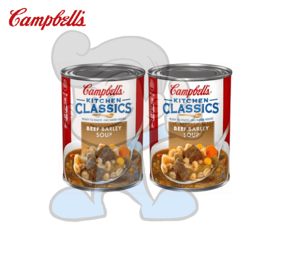 Campbells Kitchen Classics Beef Barley Soup (2 X 412 G) Groceries