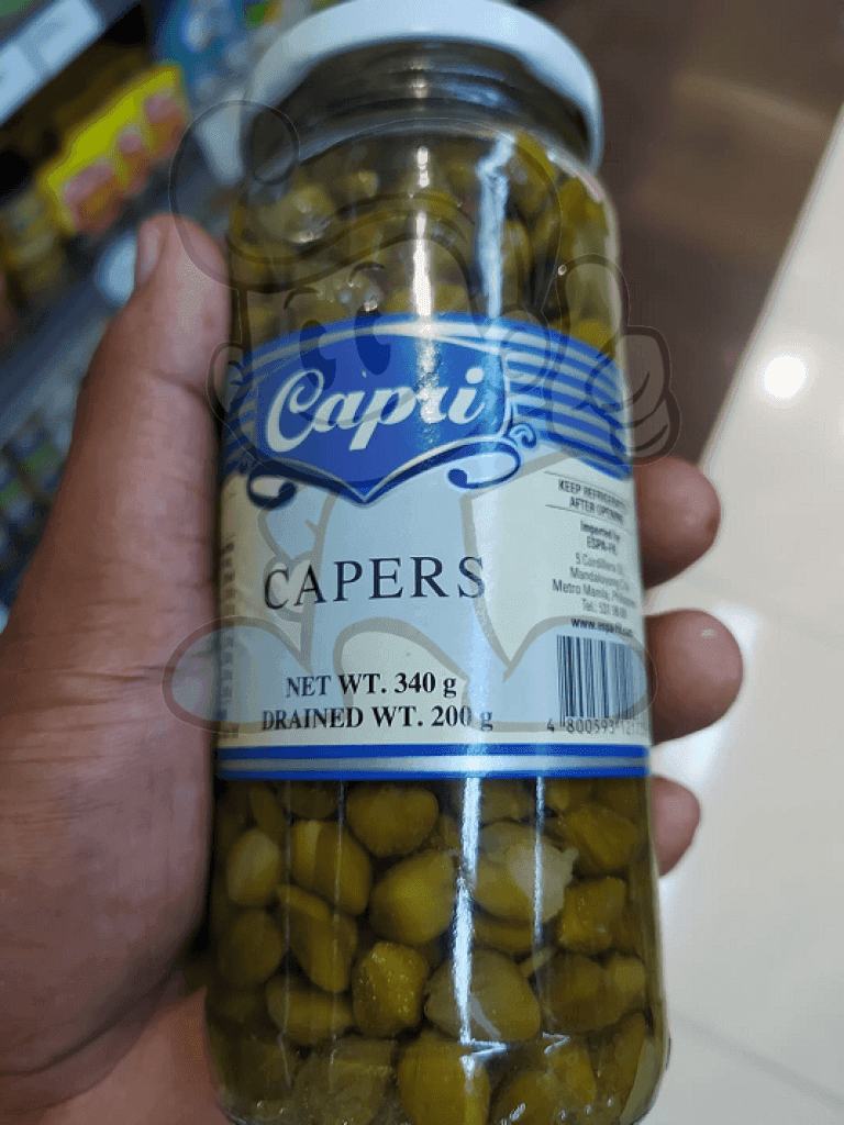 Capri Capers In Vinegar 340G Groceries