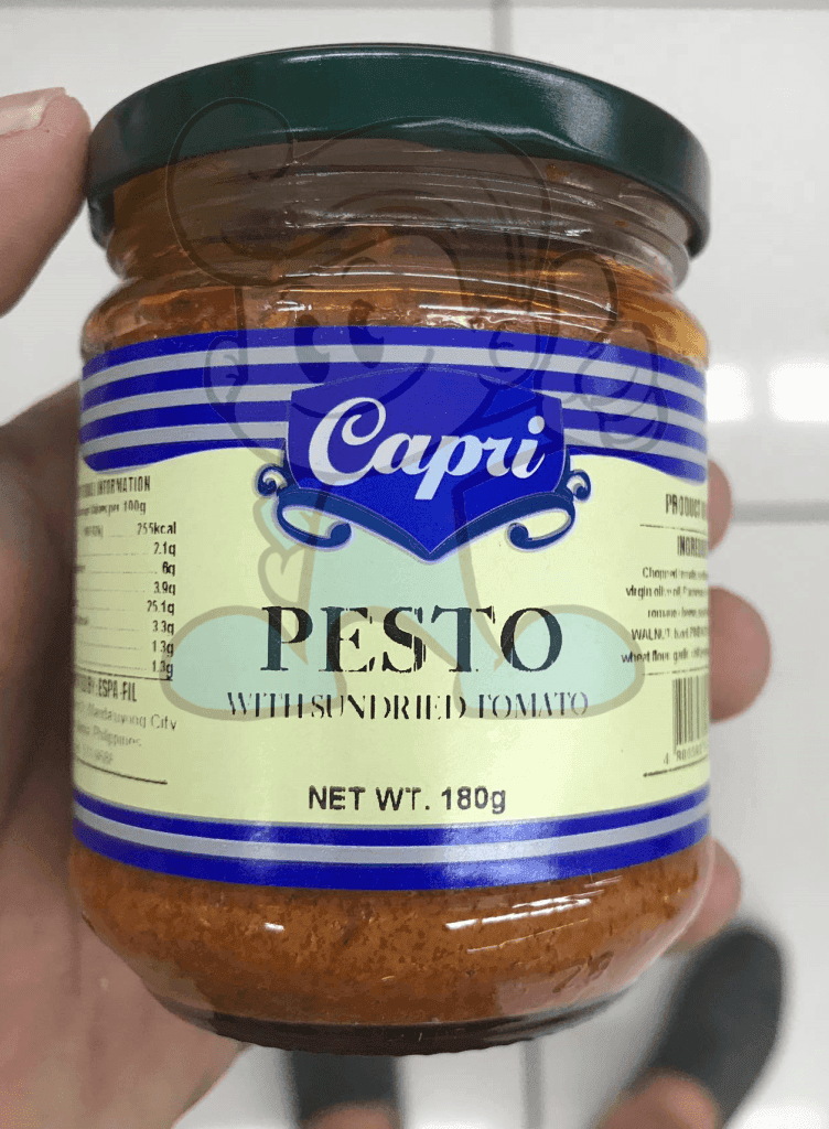 Capri Pesto With Sundried Tomato (2 X 180 G) Groceries