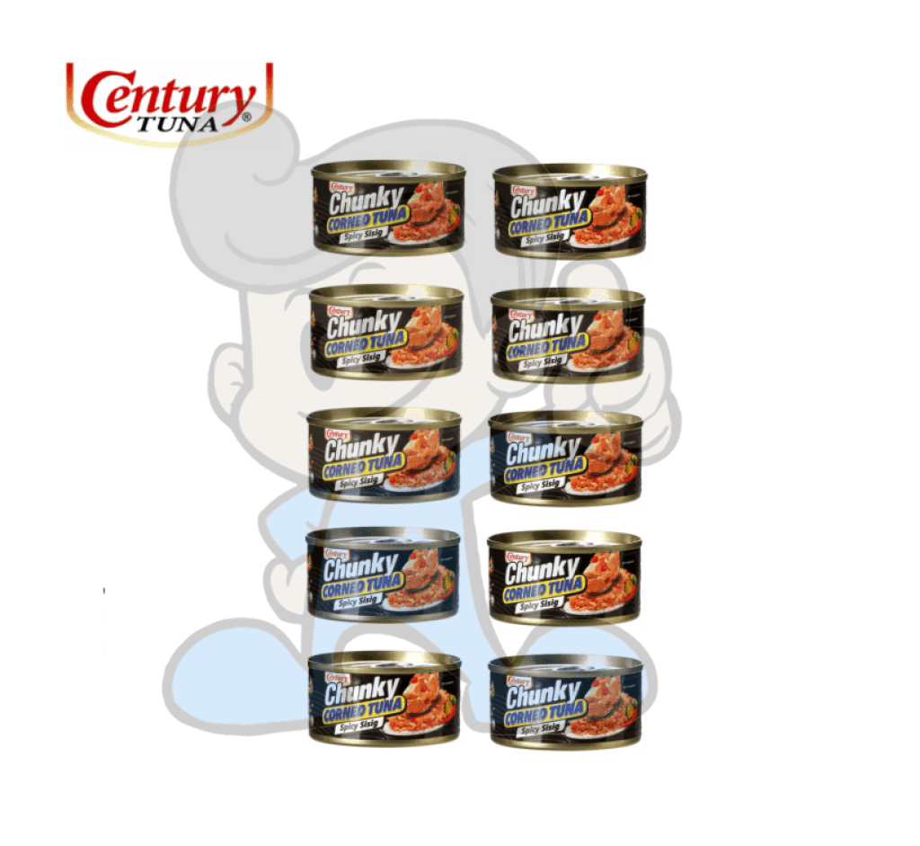 Century Tuna Chunky Corned Sisig (10 X 85G) Groceries
