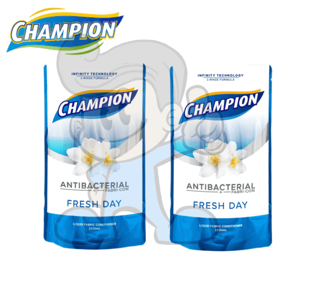 Champion Laundry Fabric Conditioner Fresh Day (2 X 1000Ml) Household Supplies