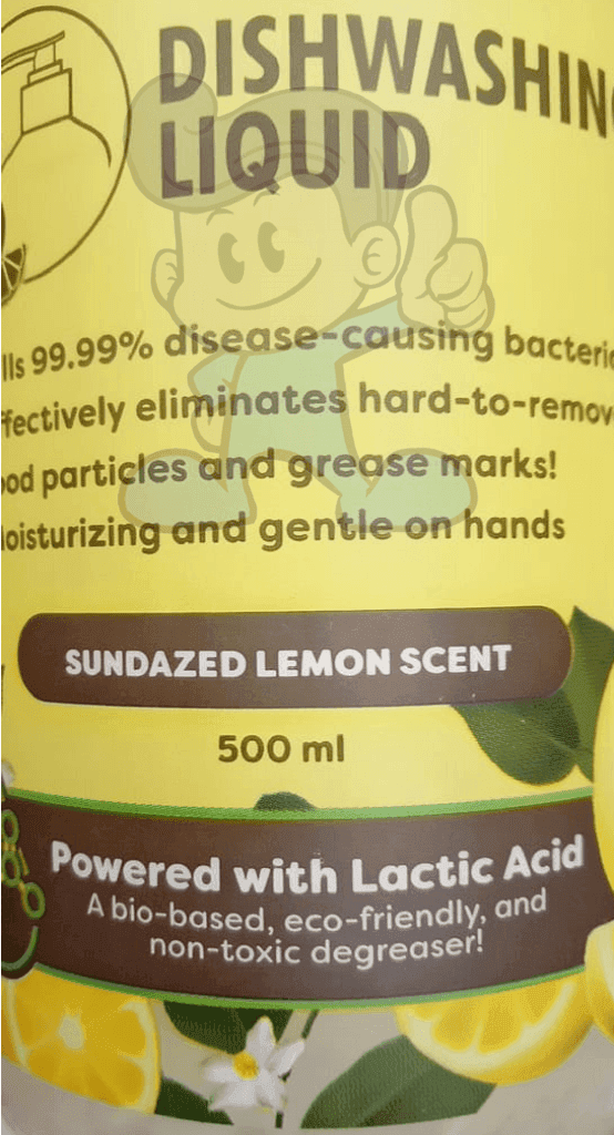 Cheers Dishwashing Liquid Sundazed Lemon Scent (2 X 500 Ml) Household Supplies