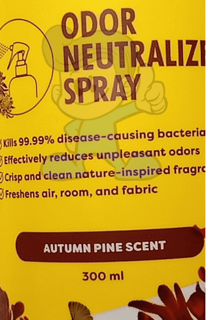 Cheers Odor Neutralizer Spray Autumn Pine Scent (2 X 300 Ml) Household Supplies