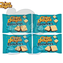 Chips Delight Brownies Topped With White Chocolate Coating (4 X 124 G) Groceries