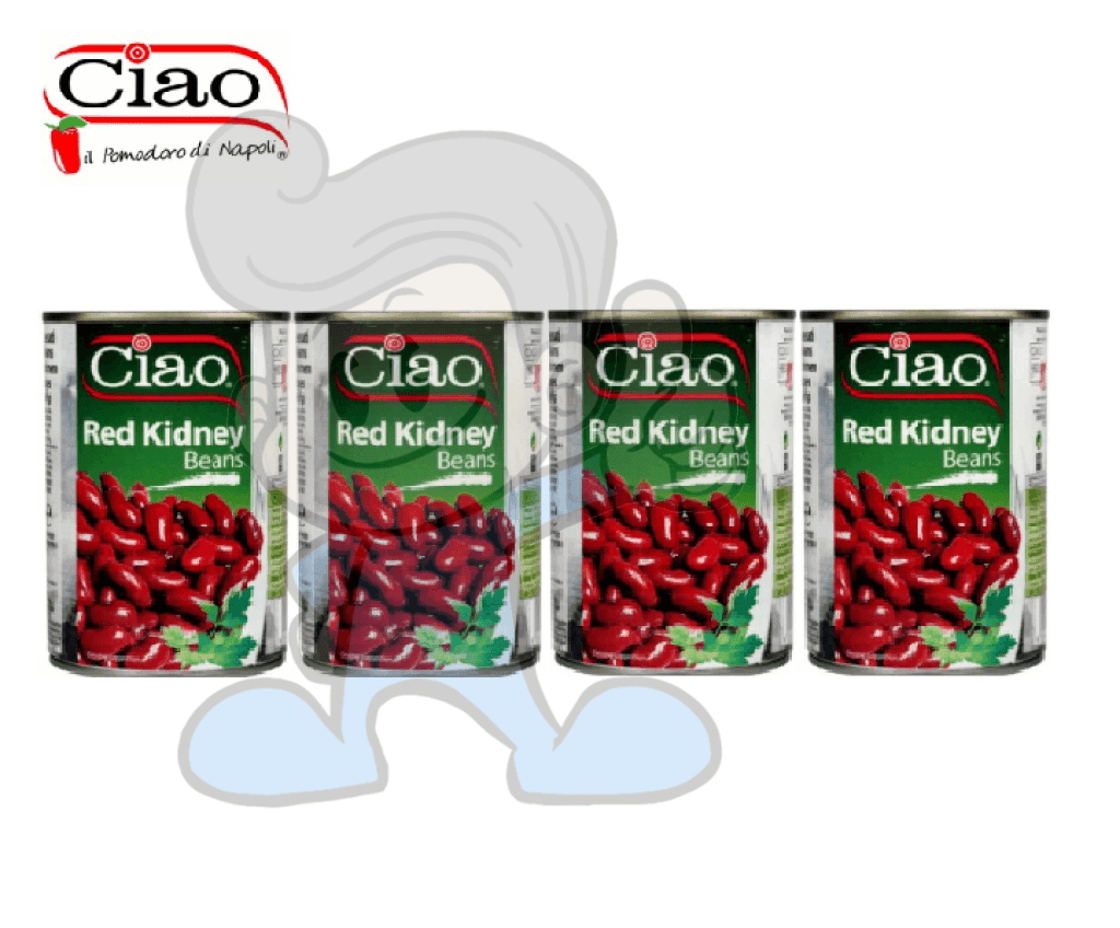 Ciao Red Kidney Beans (4 X 400 G) Groceries