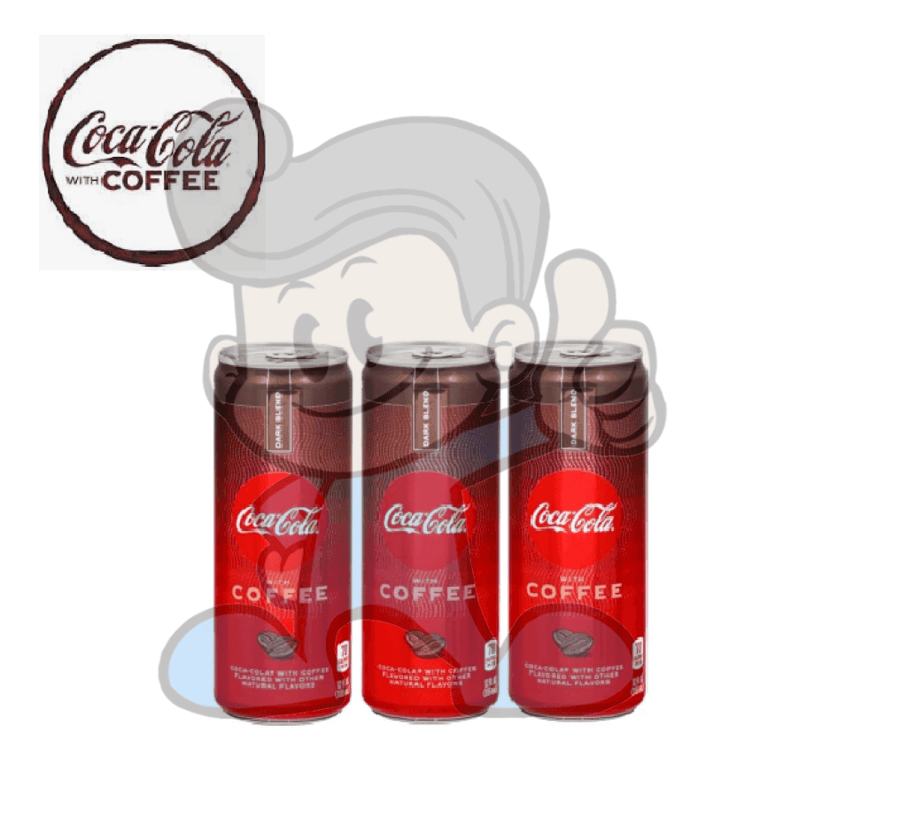 Coca-Cola Plus Coffee Dark Blend (3 X 12Oz) Groceries
