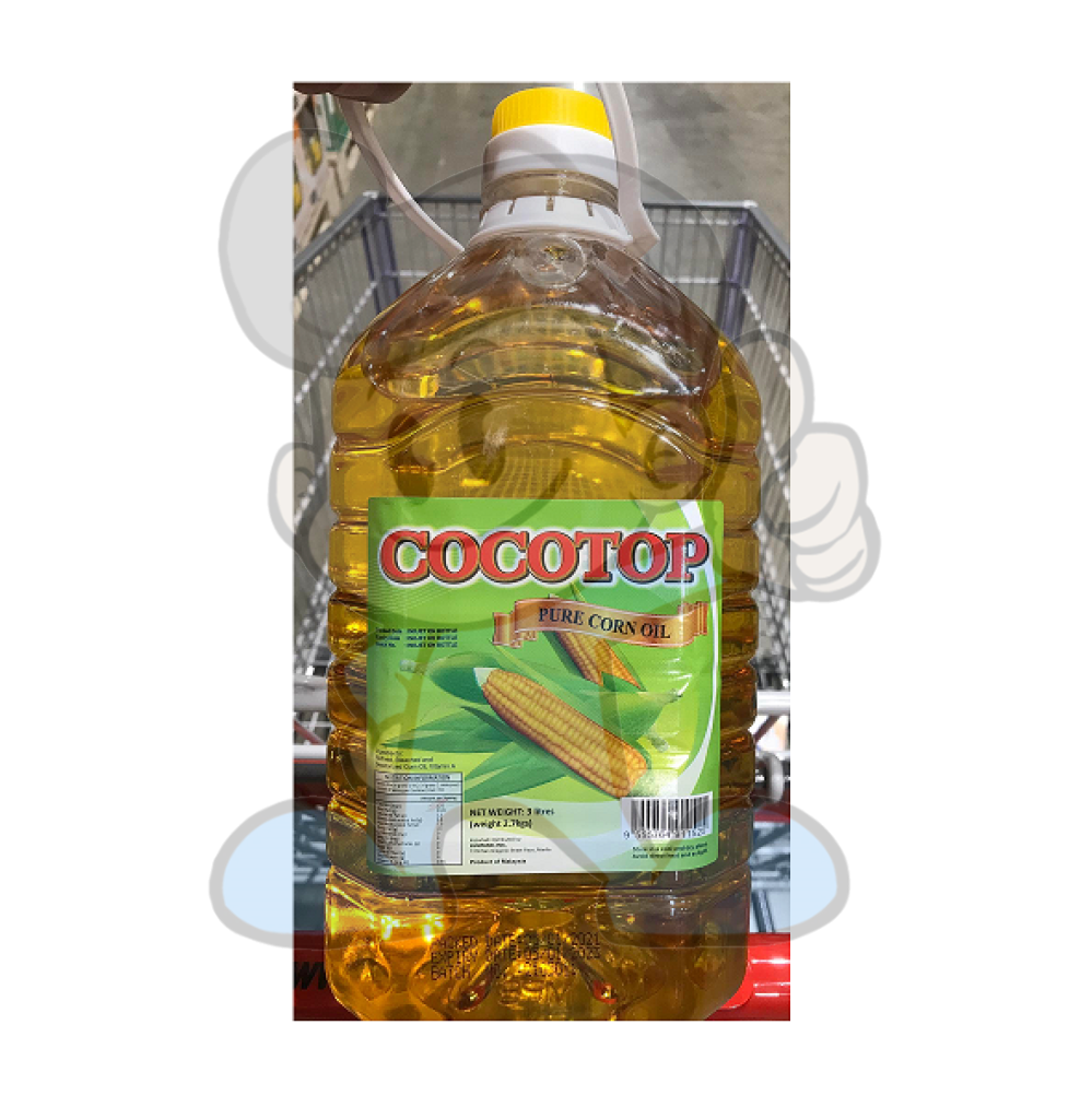 Cocotop Pure Corn Oil 3L Groceries