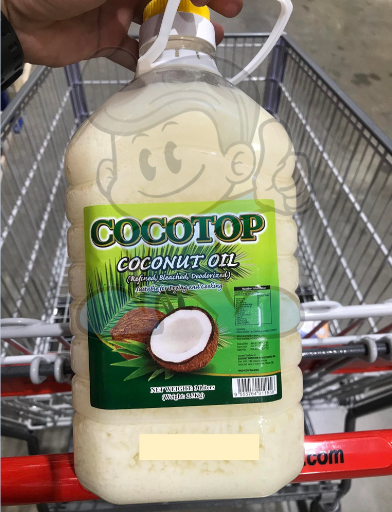 Cocotop Rbd Coconut Oil 2.7Kg Groceries