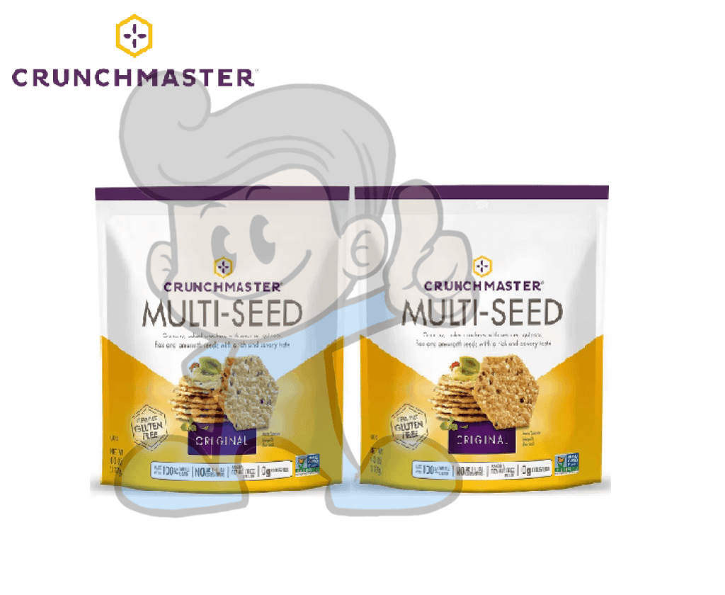 Crunch Master Multi-Seed Original Crackers (2 X 4 Oz) Groceries