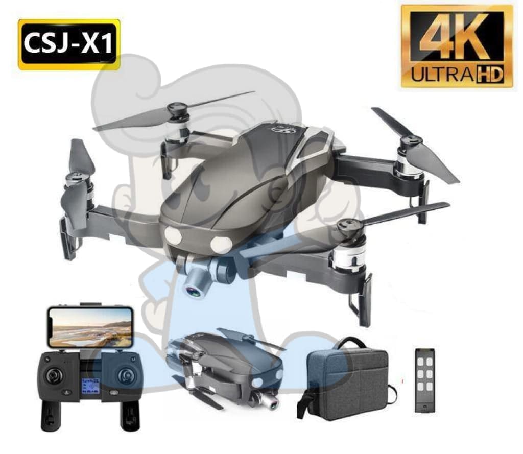 Csj-X1Gps 4K Hd Camera 5G Wifi Brushless Rc Quadcopter Drone With Bag Cameras & Drones