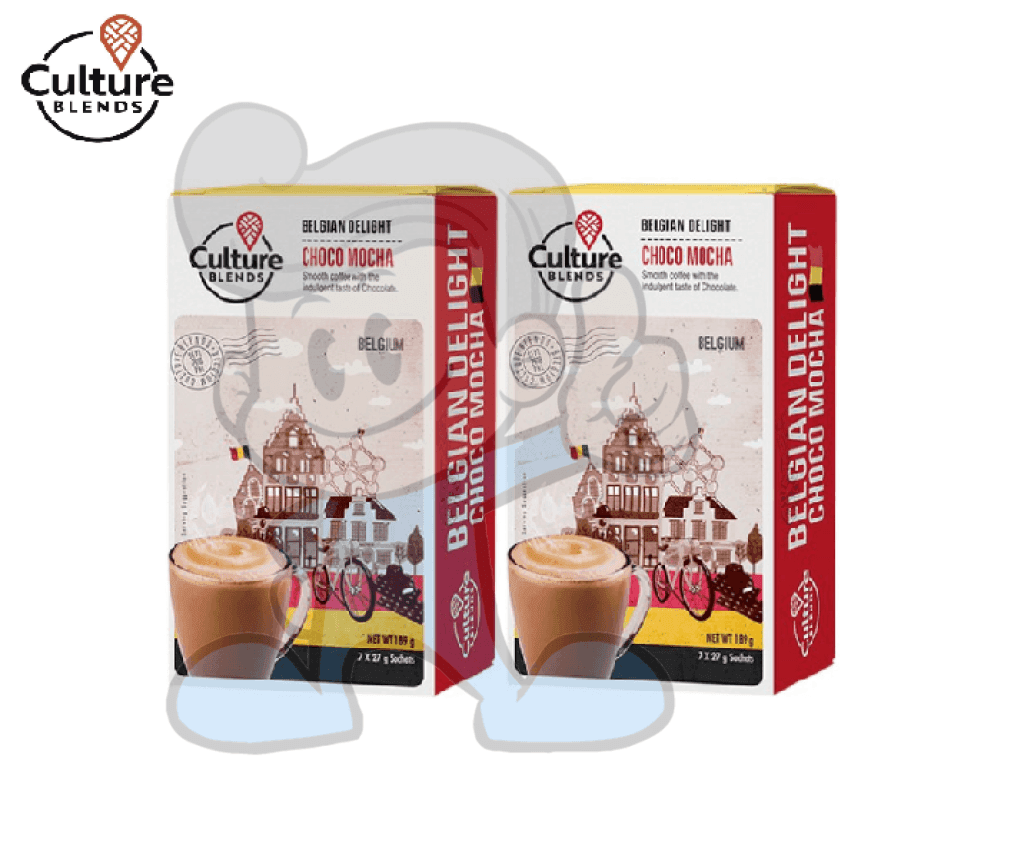 Culture Blends Belgian Delights Choco Mocha Coffee Belgium (2 X 189 G) Groceries