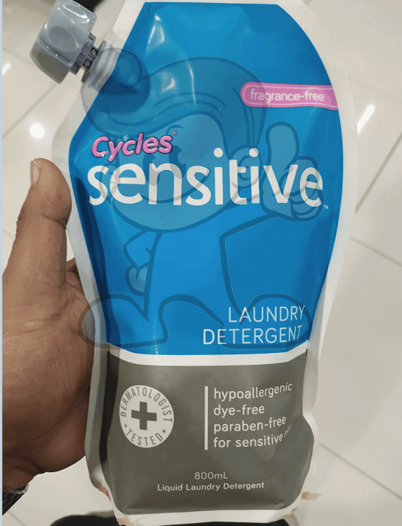 Cycles Sensitive Liquid Laundry Detergent 800Ml Mother & Baby