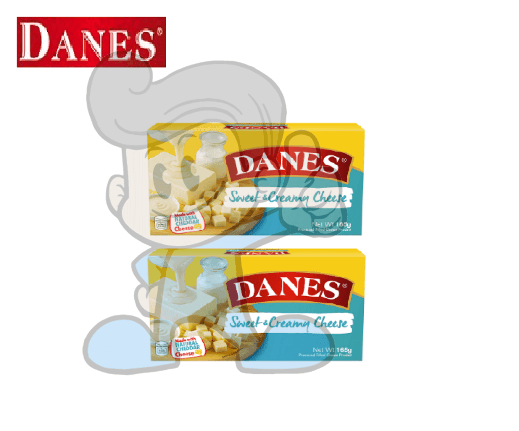 Danes Sweet And Creamy Cheese (2 X 165 G) Groceries