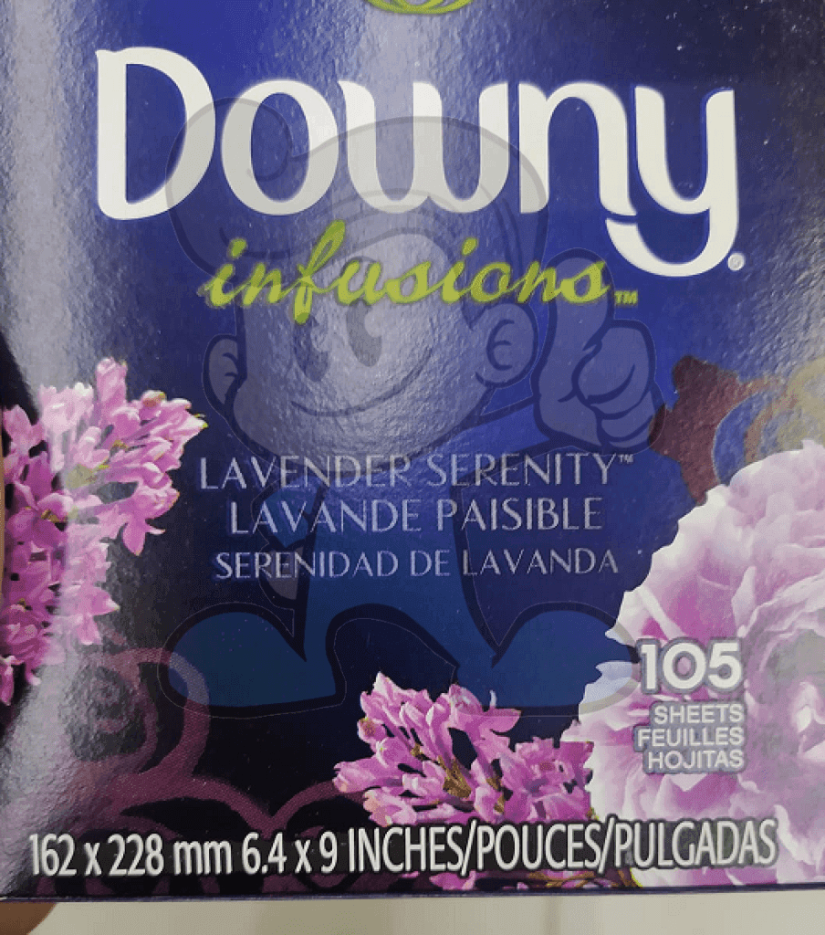 Downy Sheet Infusions Lavender Serenity 105 Sheets Household Supplies