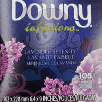 Downy Sheet Infusions Lavender Serenity 105 Sheets Household Supplies