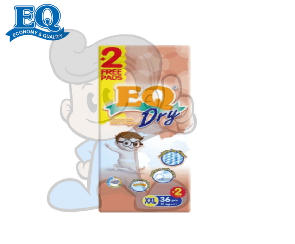 Eq Dry Disposable Baby Diapers Xxl 36S Mother &