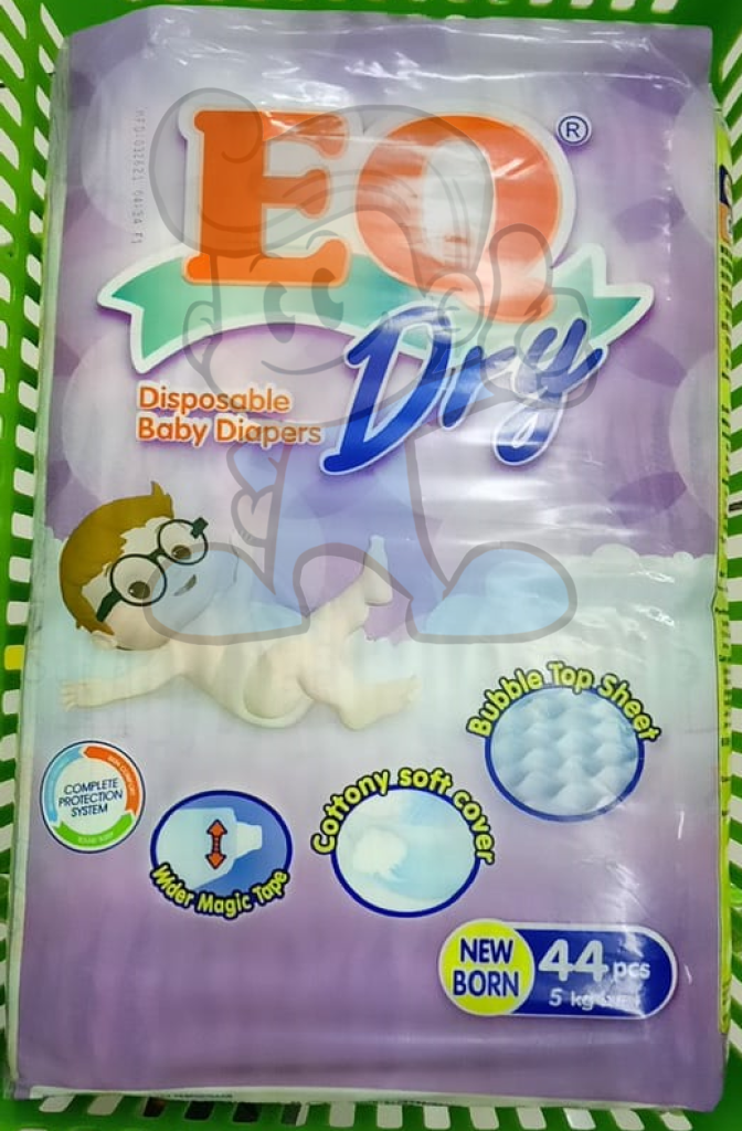 Eq Dry New Born Disposable Baby Diapers 44S Mother &