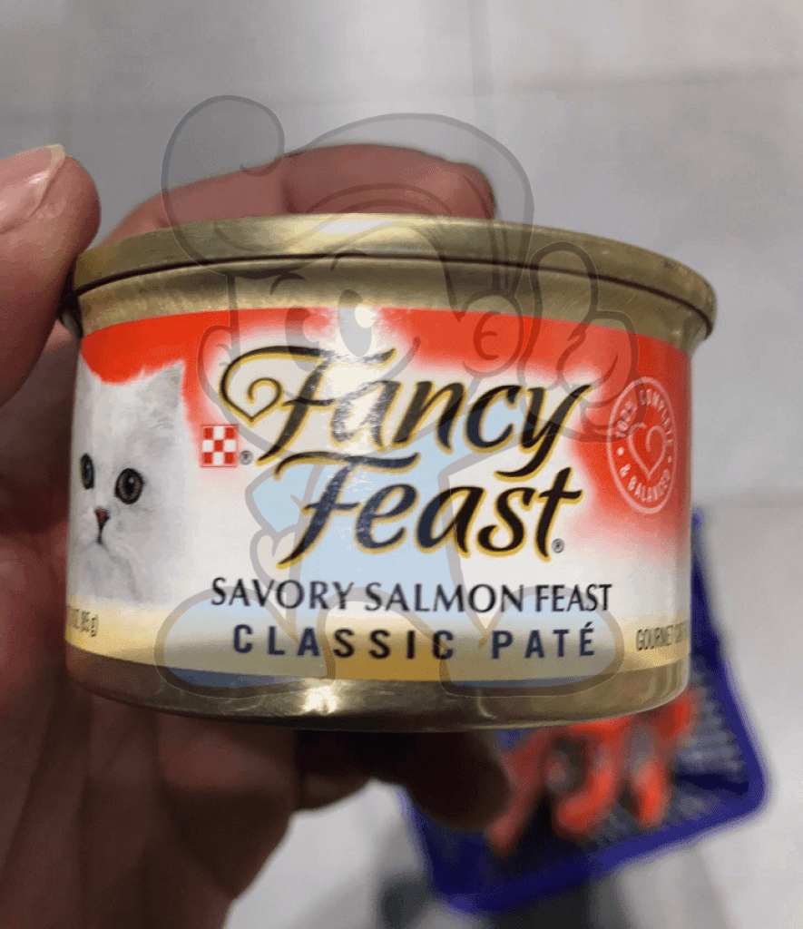 Fancy Feast Wet Cat Food Savory Salmon Pate (4 X 85G) Pet Supplies