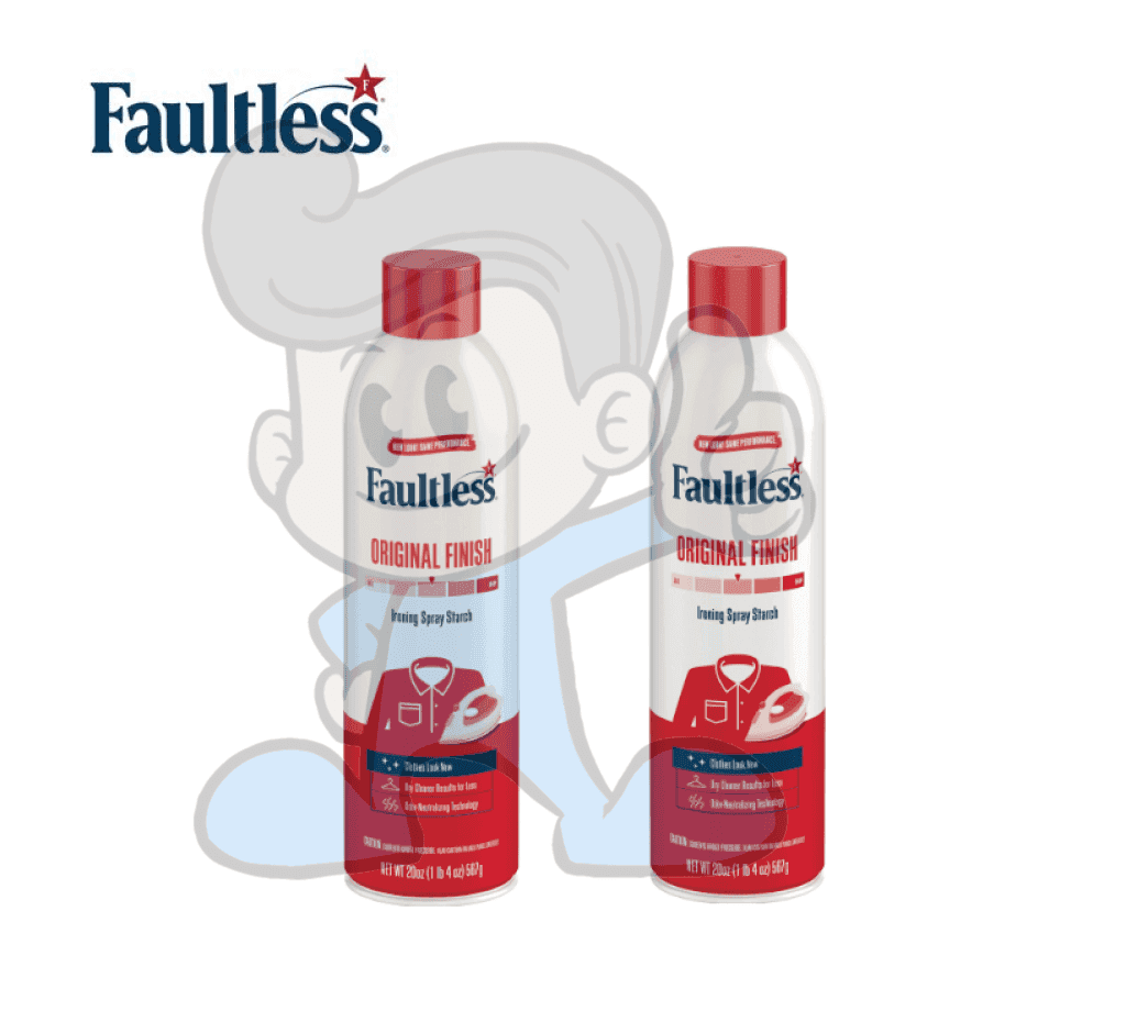 Faultless Original Finish Ironing Spray Starch (2 X 567G) Laundry & Cleaning Equipment