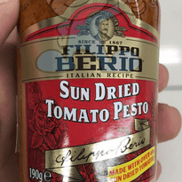 Filippo Berio Sun Dried Tomato Pesto (2 X 190 G) Groceries