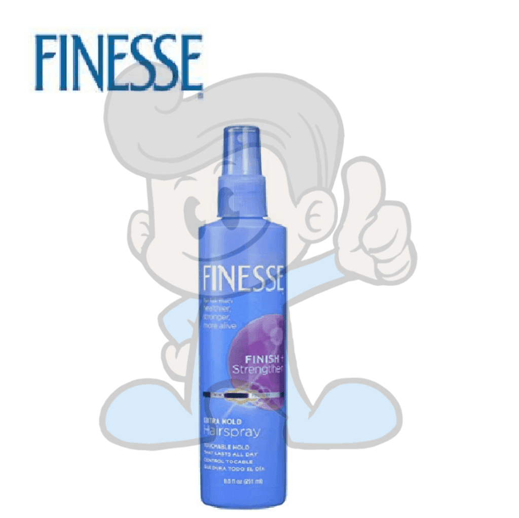 Finesse Finish + Strengthen Extra Hold Hairspray 8.5Oz Beauty