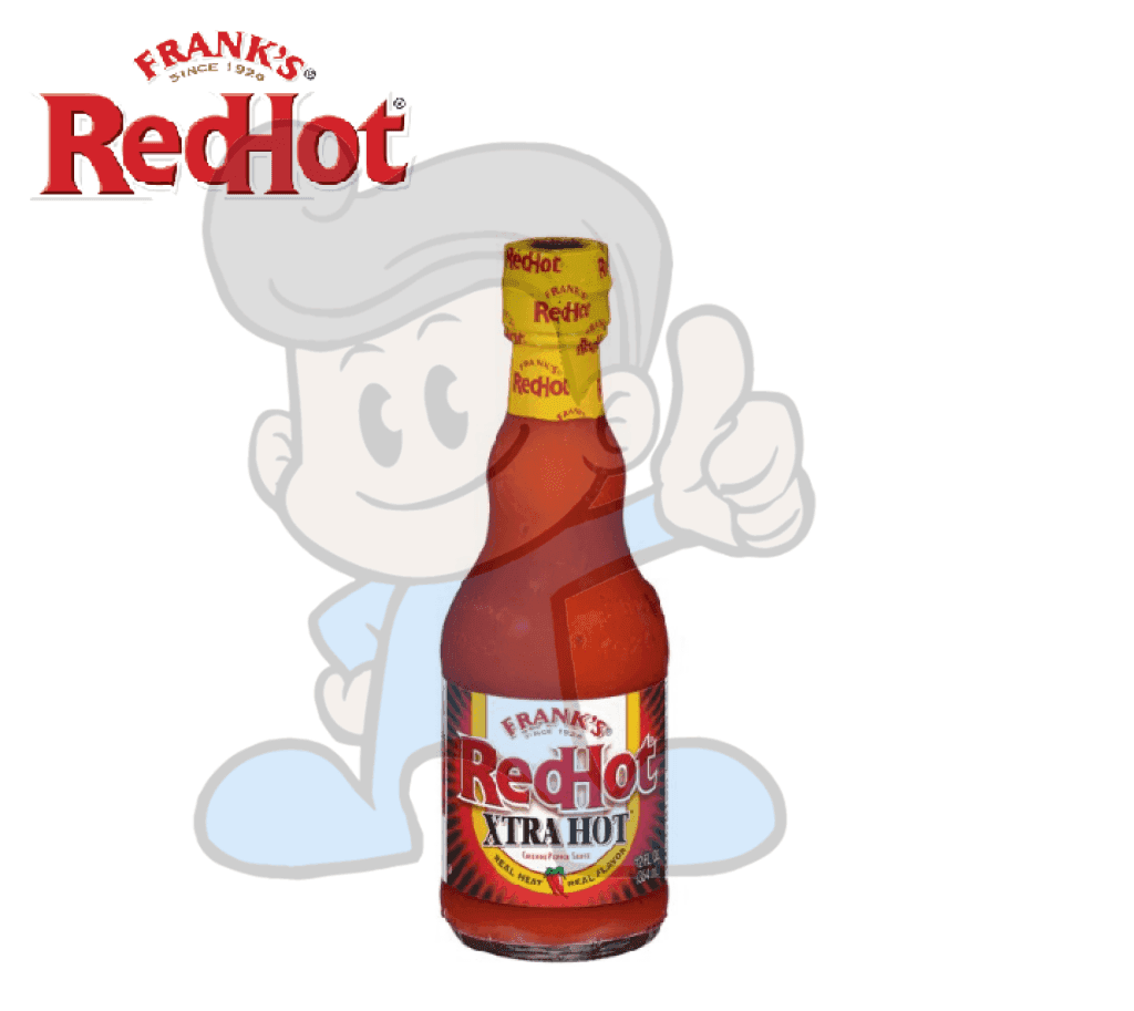 Franks Redhot Xtra Hot Cayenne Pepper Sauce 12 Oz. Groceries