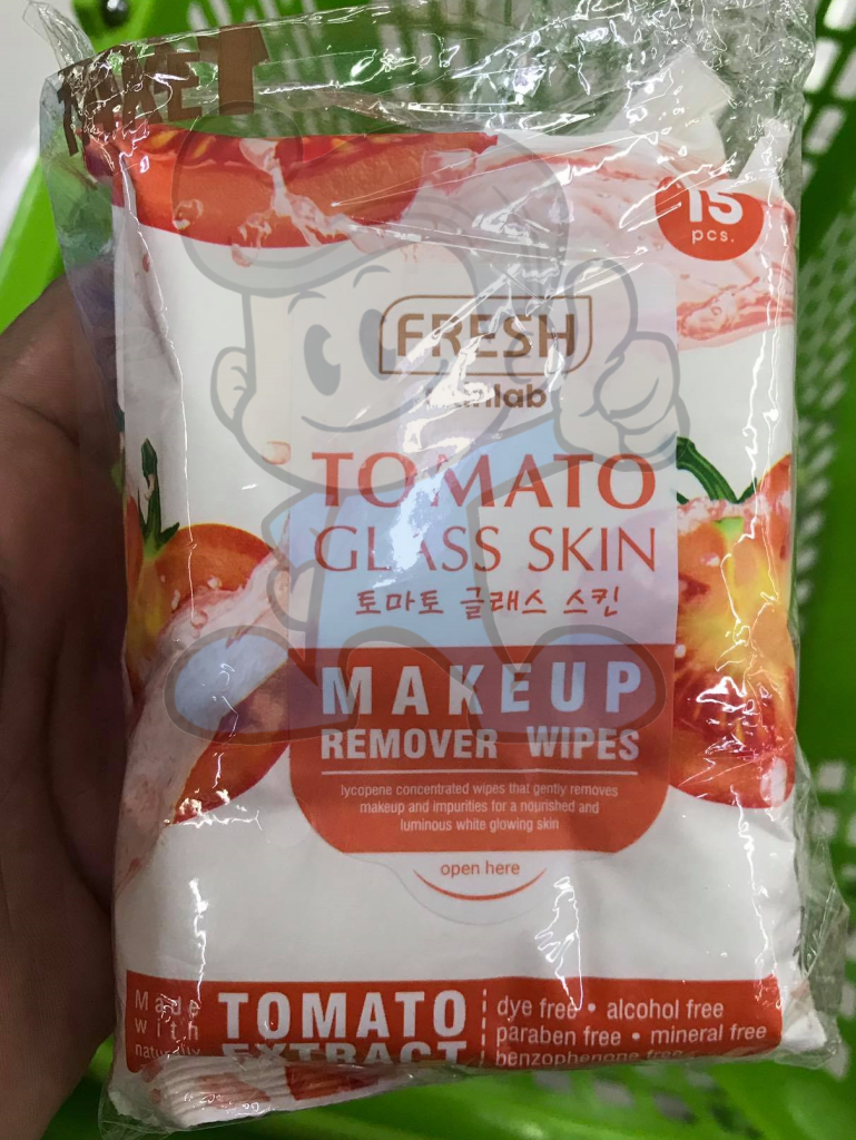 Fresh Skinlab Tomato Glass Skin Makeup Remover Wipes (4 X 15S) Beauty