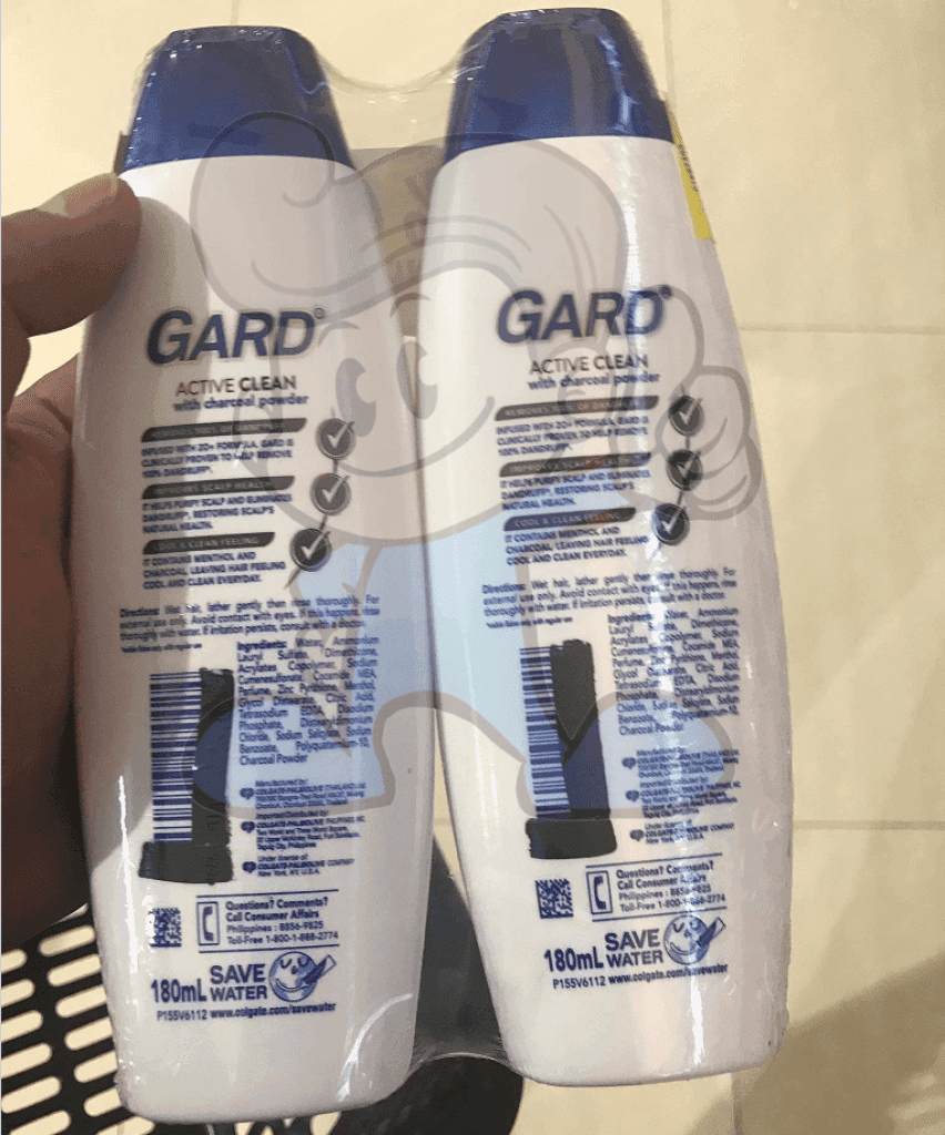 Gard Anti-Dandruff Active Clean Shampoo (2 X 180Ml) Beauty