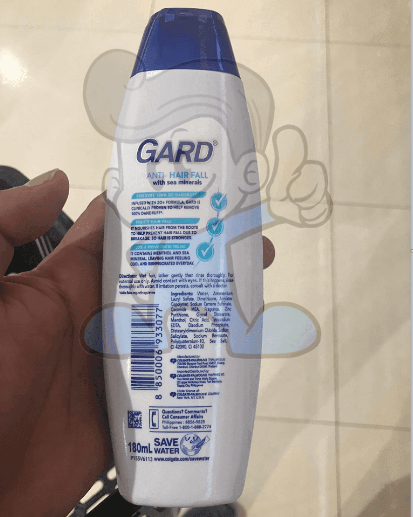 Gard Anti-Dandruff Anti-Hair Fall Shampoo (2 X 180Ml) Beauty