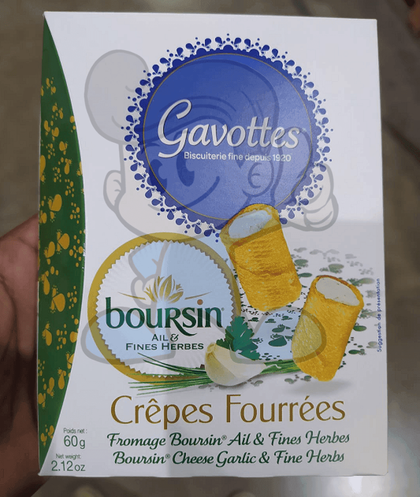 Gavotte Crepe Boursin Cheese (2 X 60G) Groceries