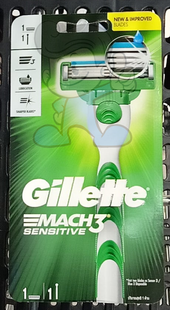 Gillette Mach 3 Sensitive Razor 1S Set Of 2 Beauty