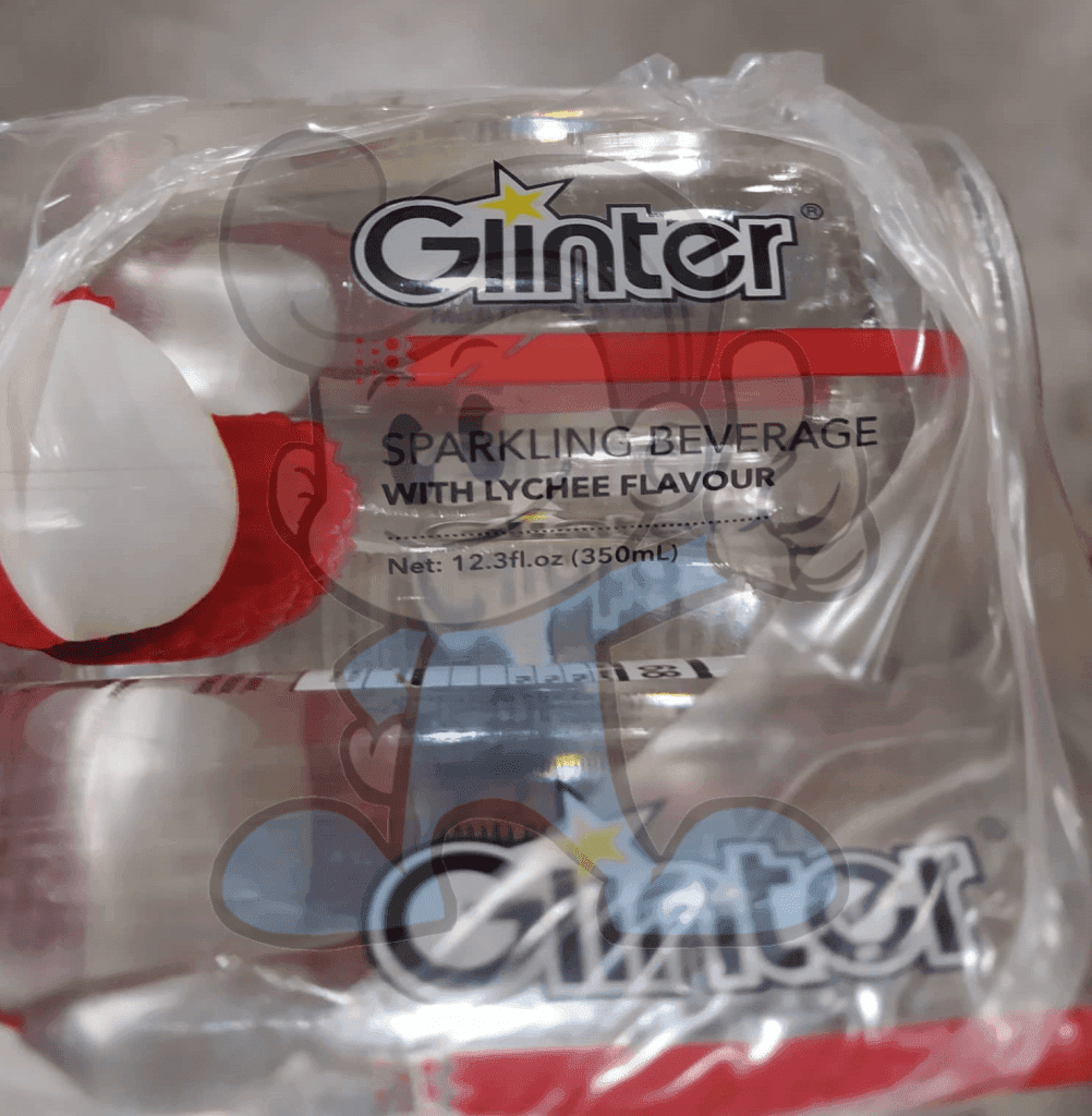 Glinter Soft Drink Lychee Flavor (6 X 350 Ml) Groceries
