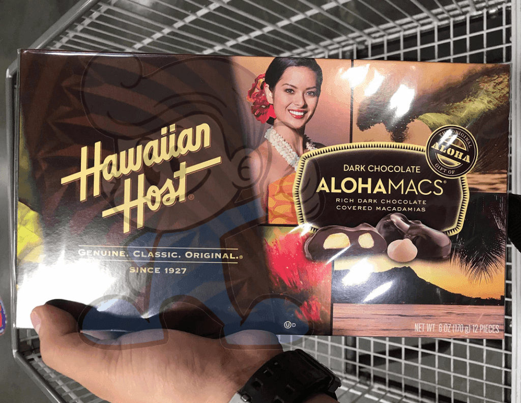 Hawaiian Host Alohamacs Dark Chocolate Covered Macadamias 170G Groceries